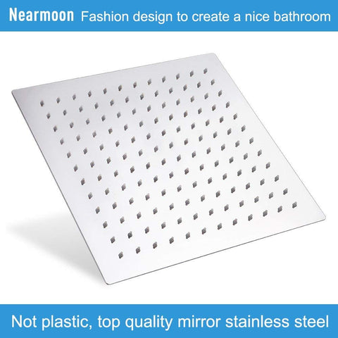 NearMoon stainless steel construction ensures durability and sleek bathroom styling