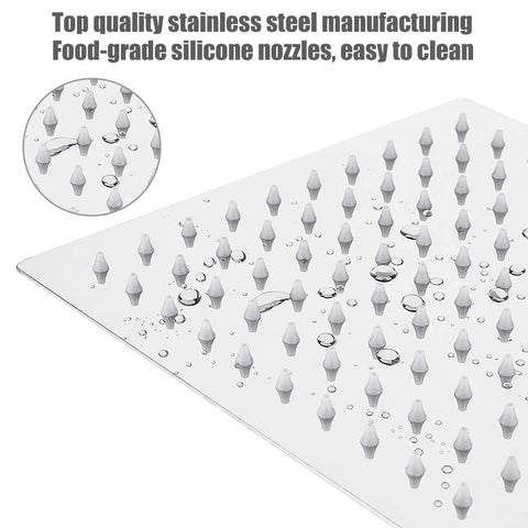 NearMoon stainless steel body ensures durability and a sleek bathroom match.
