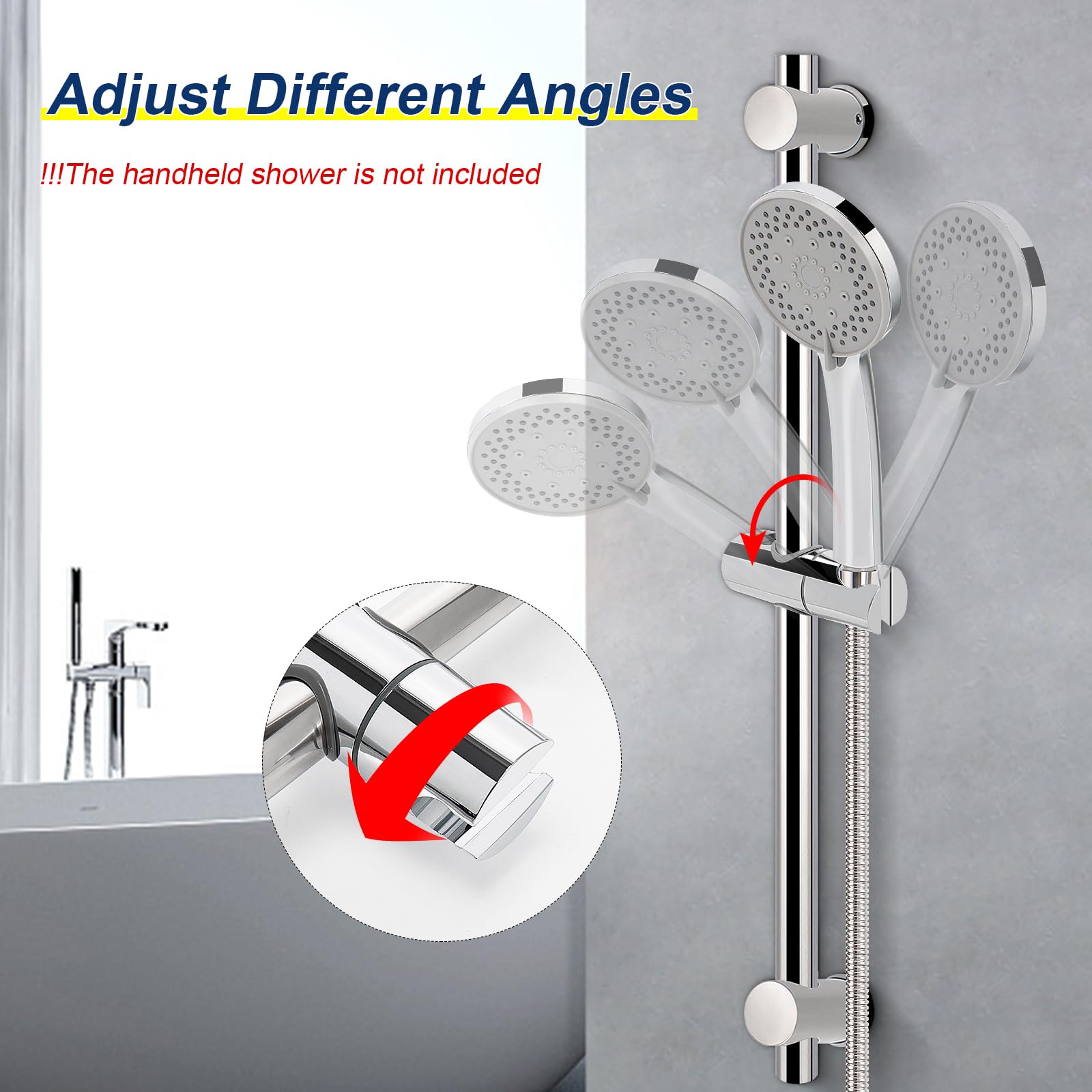 NearMoon SUS304 stainless steel construction ensures rust resistance in humid bathrooms