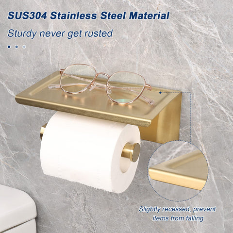 NearMoon anti-drop shelf design keeps items secure.