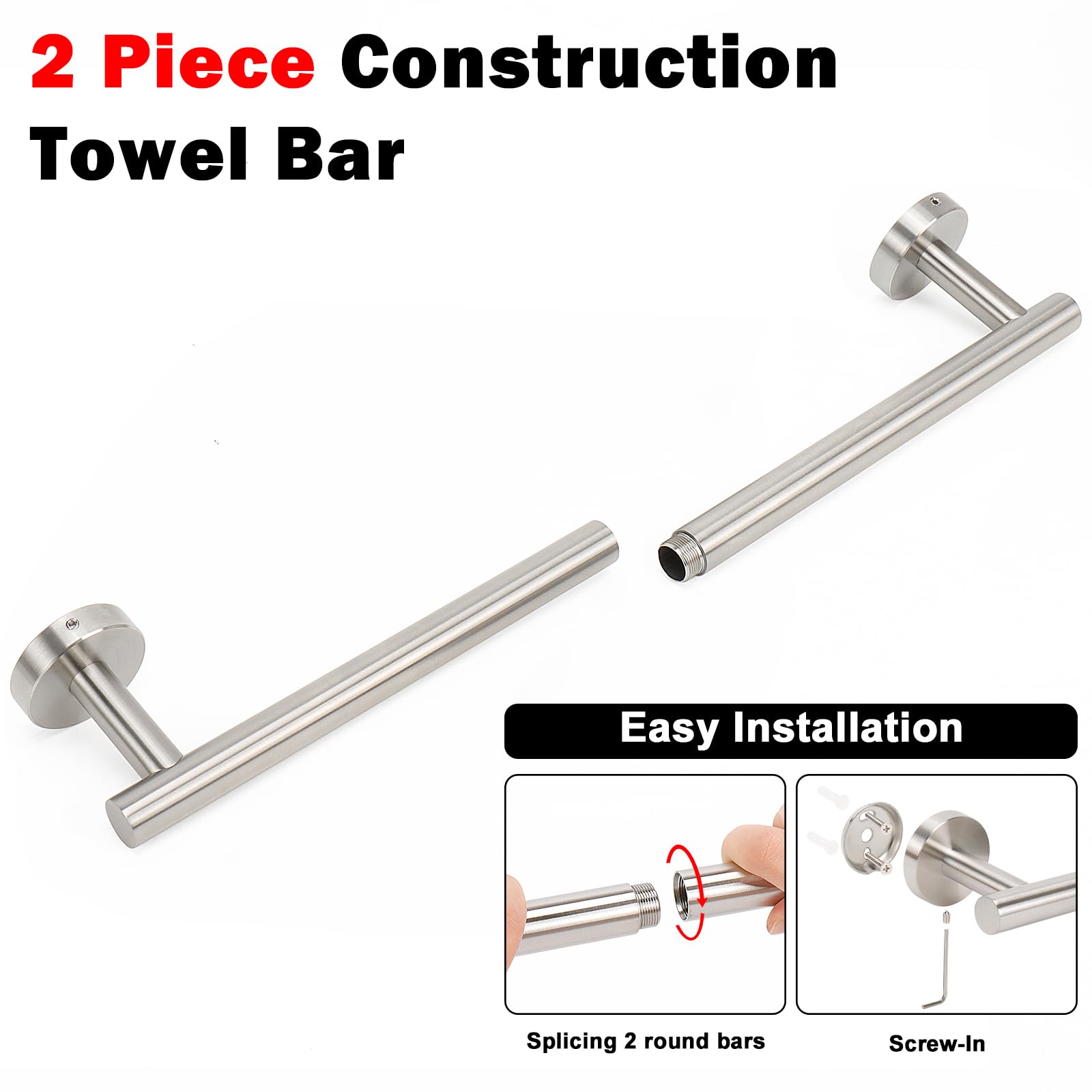 NearMoon stainless steel close-up shows thick tubes for lasting durability.
