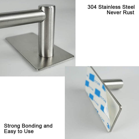 NearMoon stainless steel towel bar resists rust in humidity