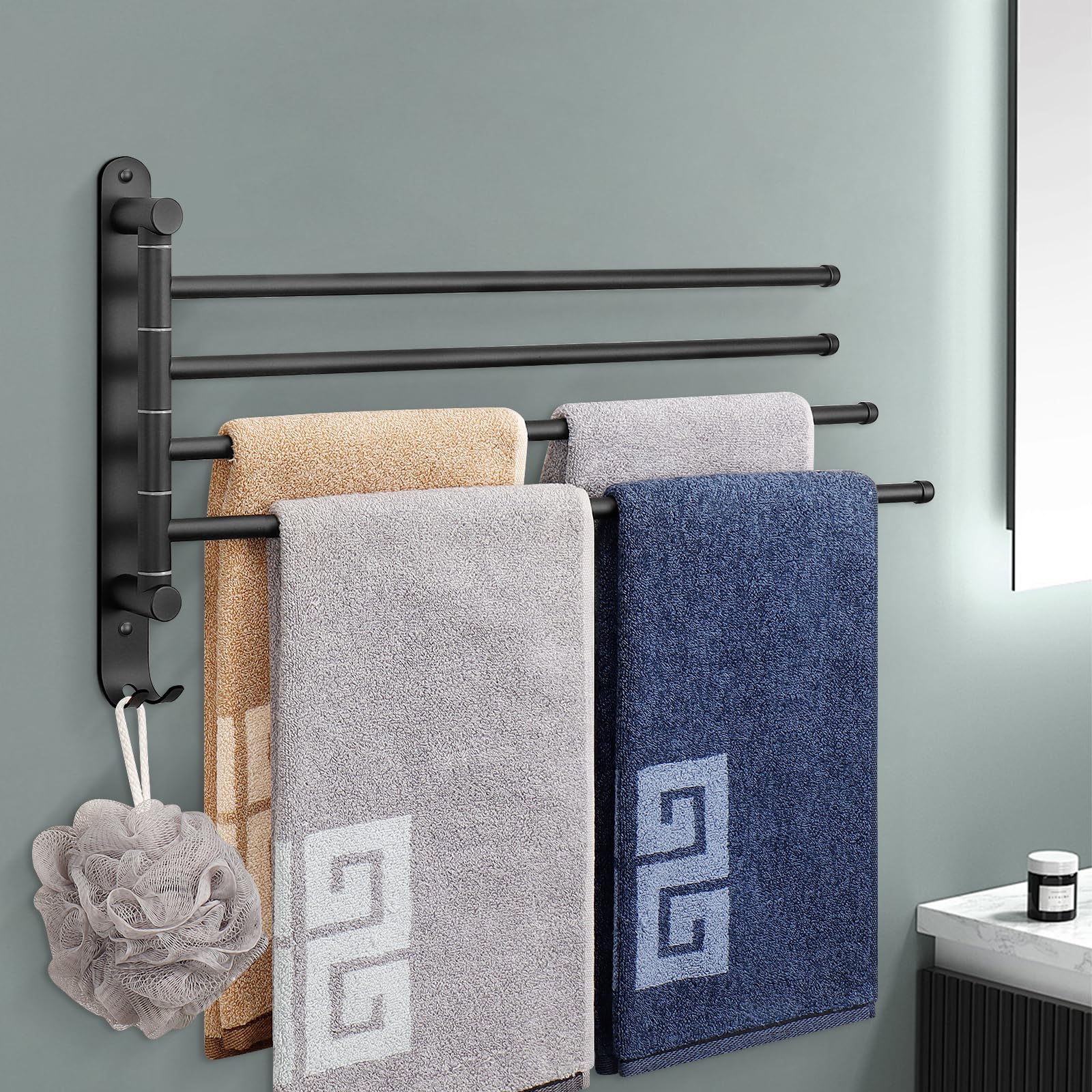 NearMoon Swivel Towel Rack capacity up to 14 kg.