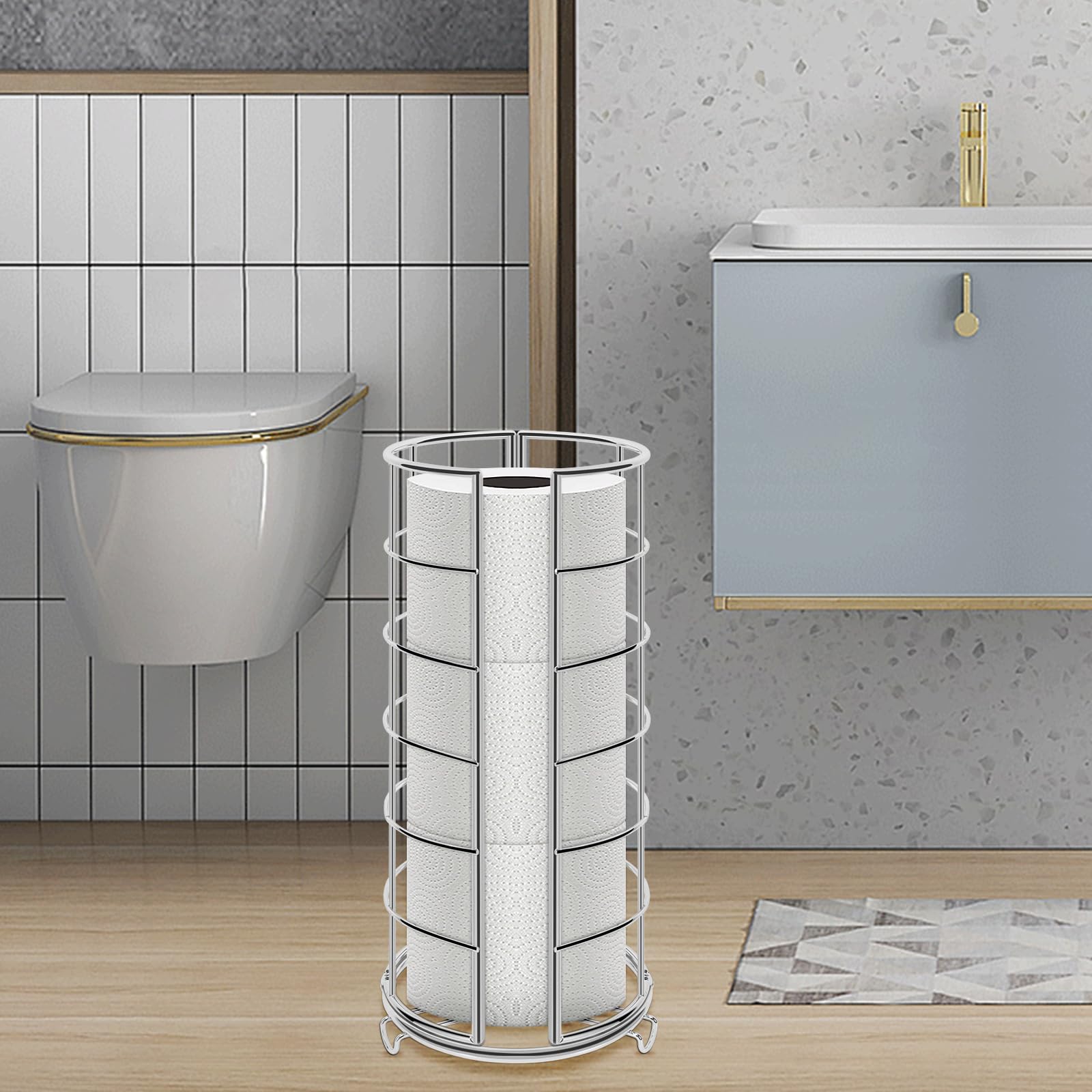 NearMoon organizer on kitchen counter is a space-saving solution