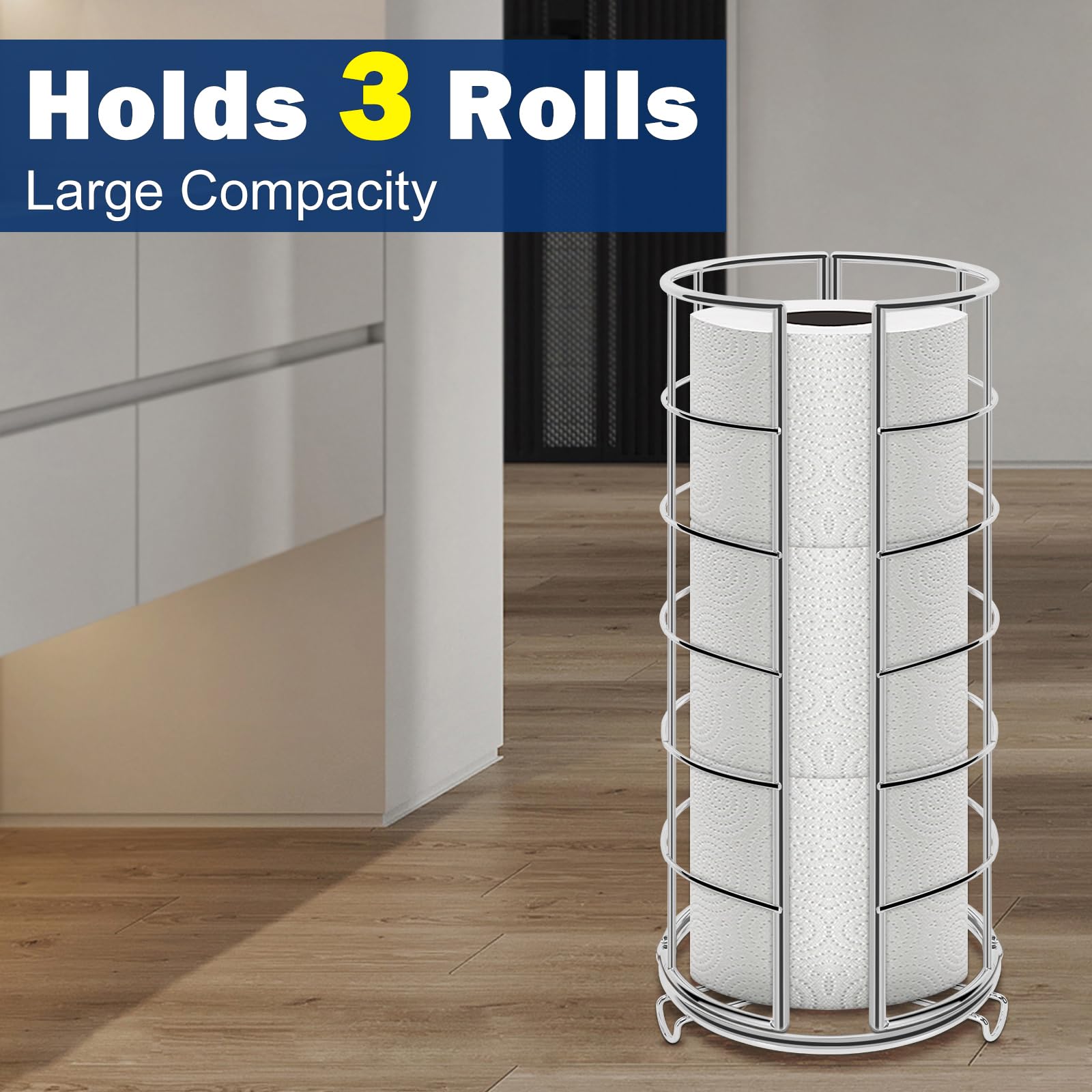 NearMoon open-top design offers quick access to rolls for fast replacements