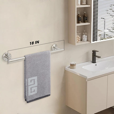 NearMoon towel bar with 22-lb capacity supports daily towel loads.