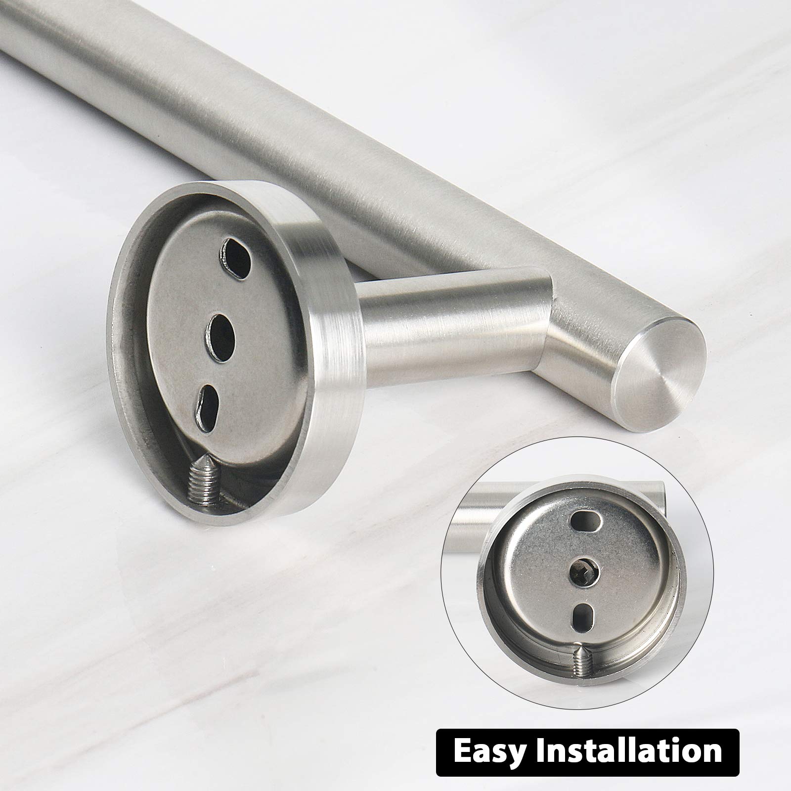 NearMoon thick tubes resist deformation for lasting towel storage.