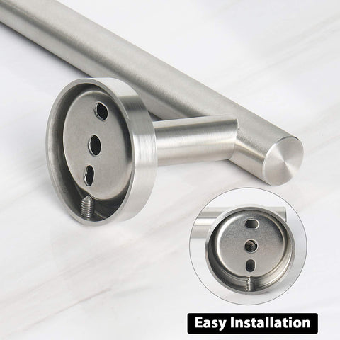 NearMoon thick tubes resist deformation for lasting towel storage.