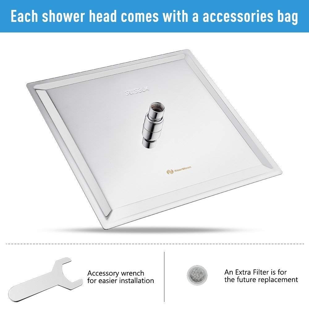 NearMoon high-flow spray demonstrates a powerful rainfall experience.