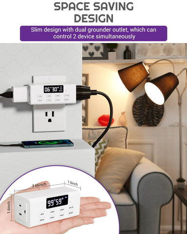 NEARPOW indoor timer rated 125V 60Hz for common devices