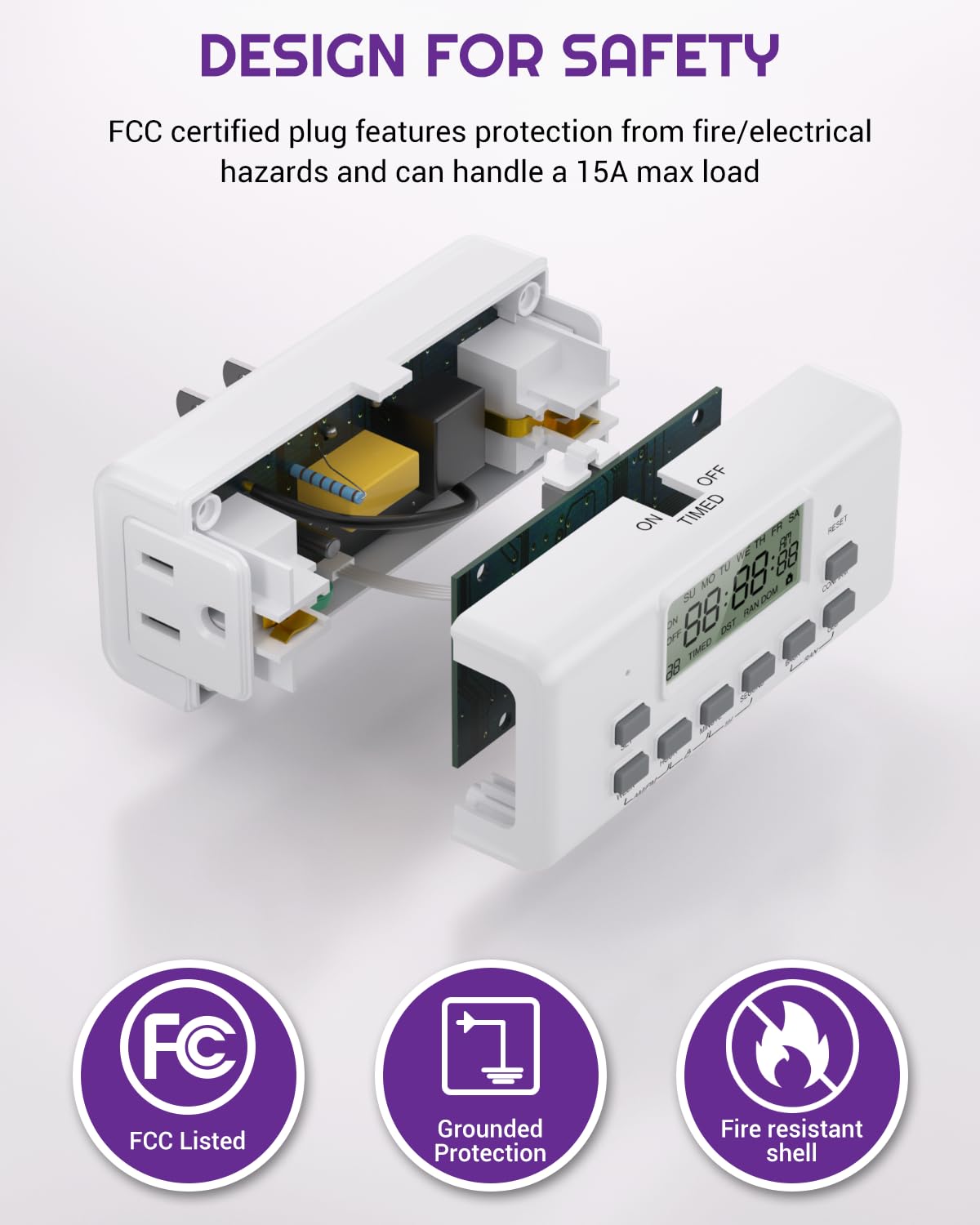NEARPOW timer child lock feature for safety in homes.