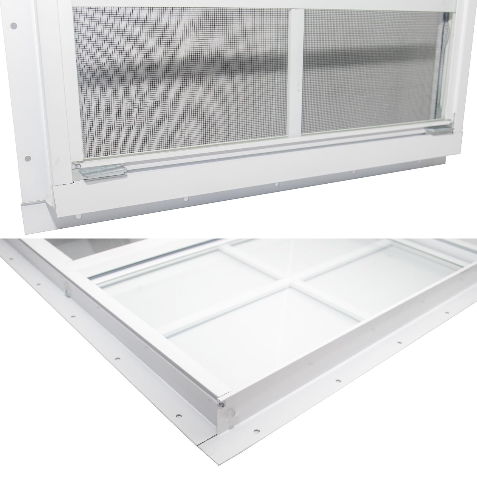 Chicken coop window 18x23 by NeatiEase provides secure mounting.
