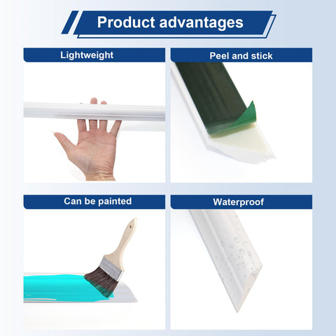 NeatiEase durable polystyrene molding material for lightweight decor