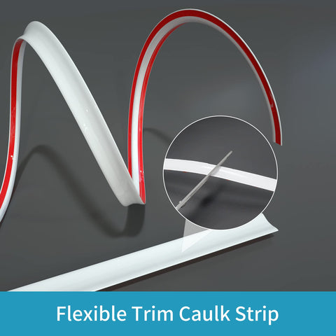 NeatiEase trim strip frames mirrors with a clean flush look