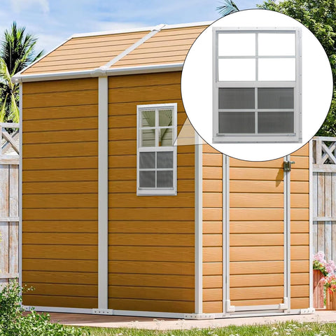 Garage window 18x23 by NeatiEase with clean flush fit.