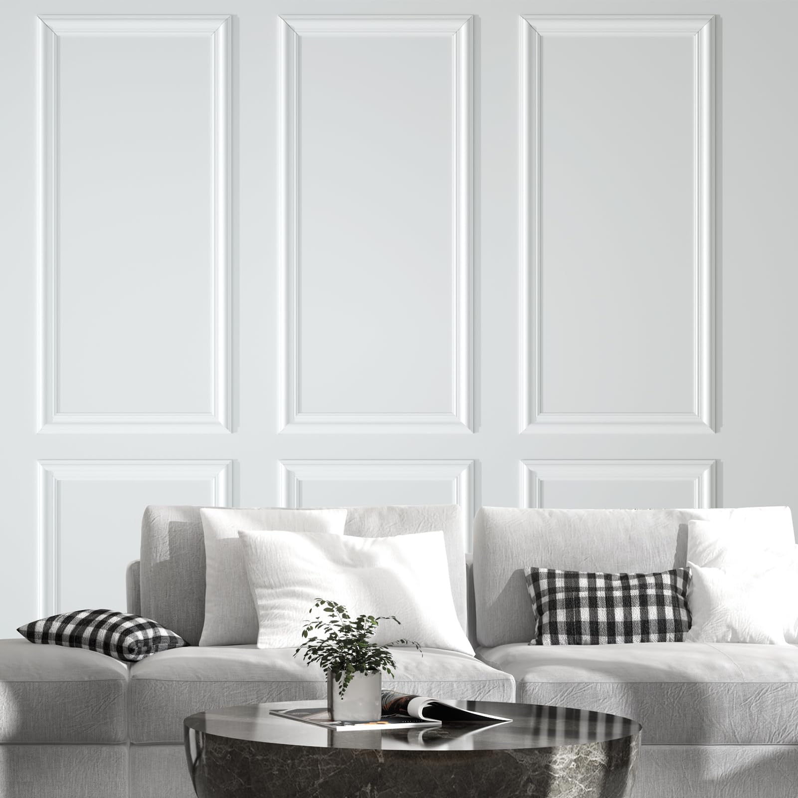 NeatiEase peel-and-stick molding panel ready for quick wall upgrade