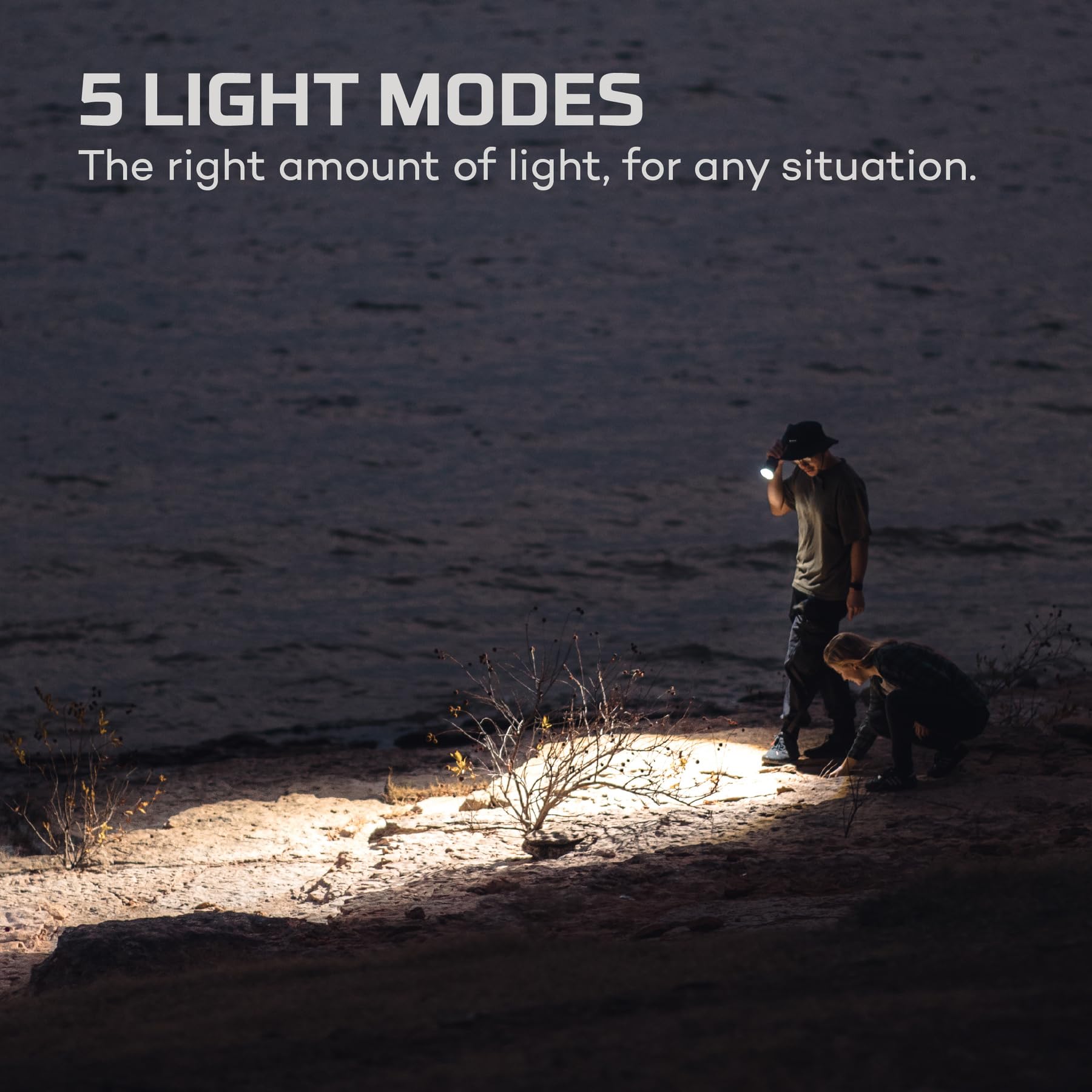 NEBO 12K Flashlight IP67 rating emphasizes rugged waterproof and dustproof performance.
