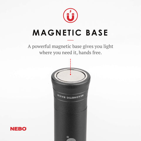 NEBO Big Larry 2 battery powered portability for quick setups