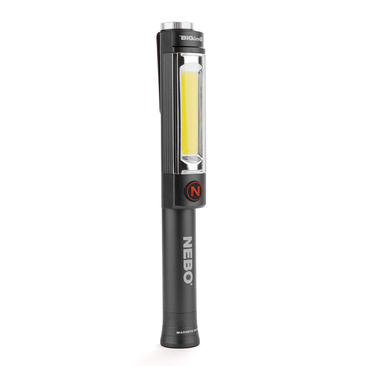 NEBO Big Larry 2 with magnetic base for hands-free illumination