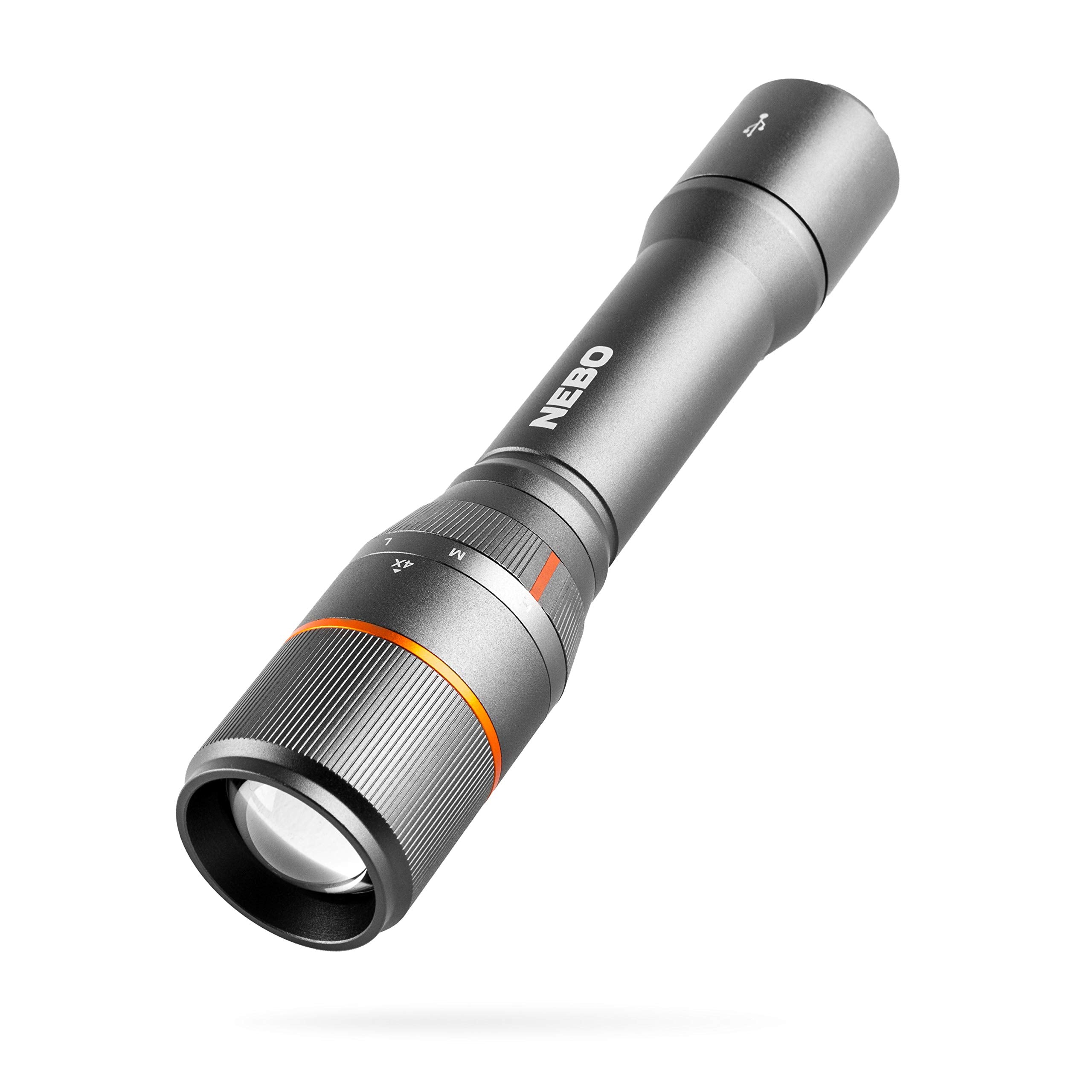 NEBO Davinci 2000 front view with bright outdoor illumination