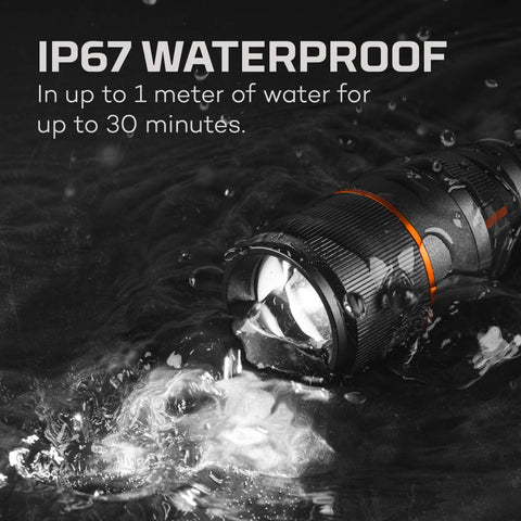 NEBO Davinci 2000 IP67 waterproof and rugged