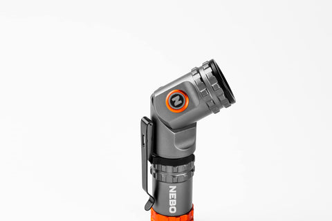 NEBO Franklin Swivel 600L rechargeable USB power offers convenient recharging on the go