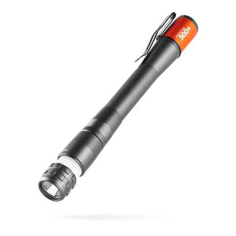 NEBO Inspector 500+ Flex Pen Light focused beam for precise cable routing.