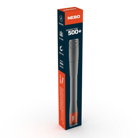 NEBO Inspector 500+ Flex Pen Light pocket-sized convenience for gear checks.