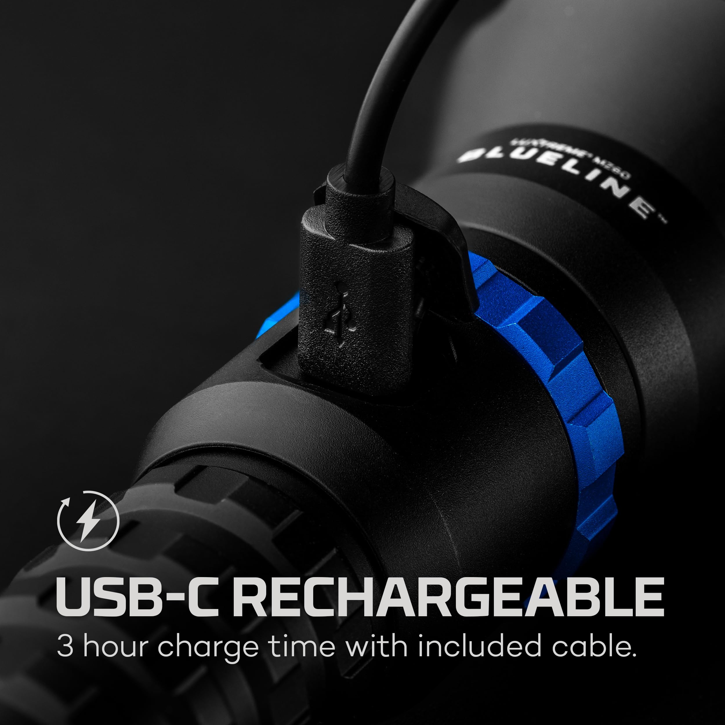 Nebo LUXTREME MZ60 battery indicator and backlit controls for quick checks.
