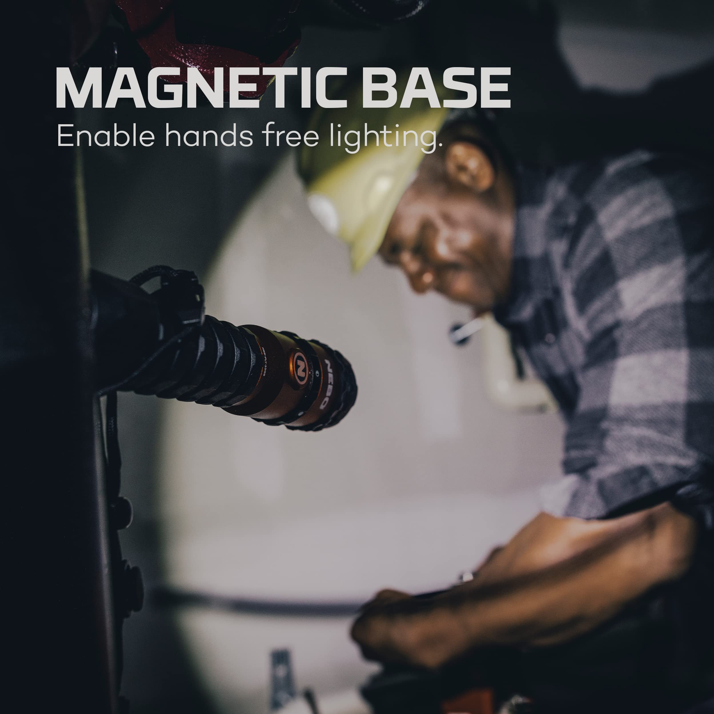 NEBO Master Series FL3000 in-use on camping or wildlife hunts boosts safety.