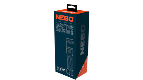 NEBO Master Series FL3000 rechargeable power with USB-C keeps adventures powered.