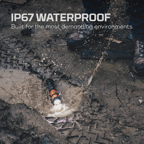 NEBO FL3000 waterproof rugged body is ready for boating and rain.