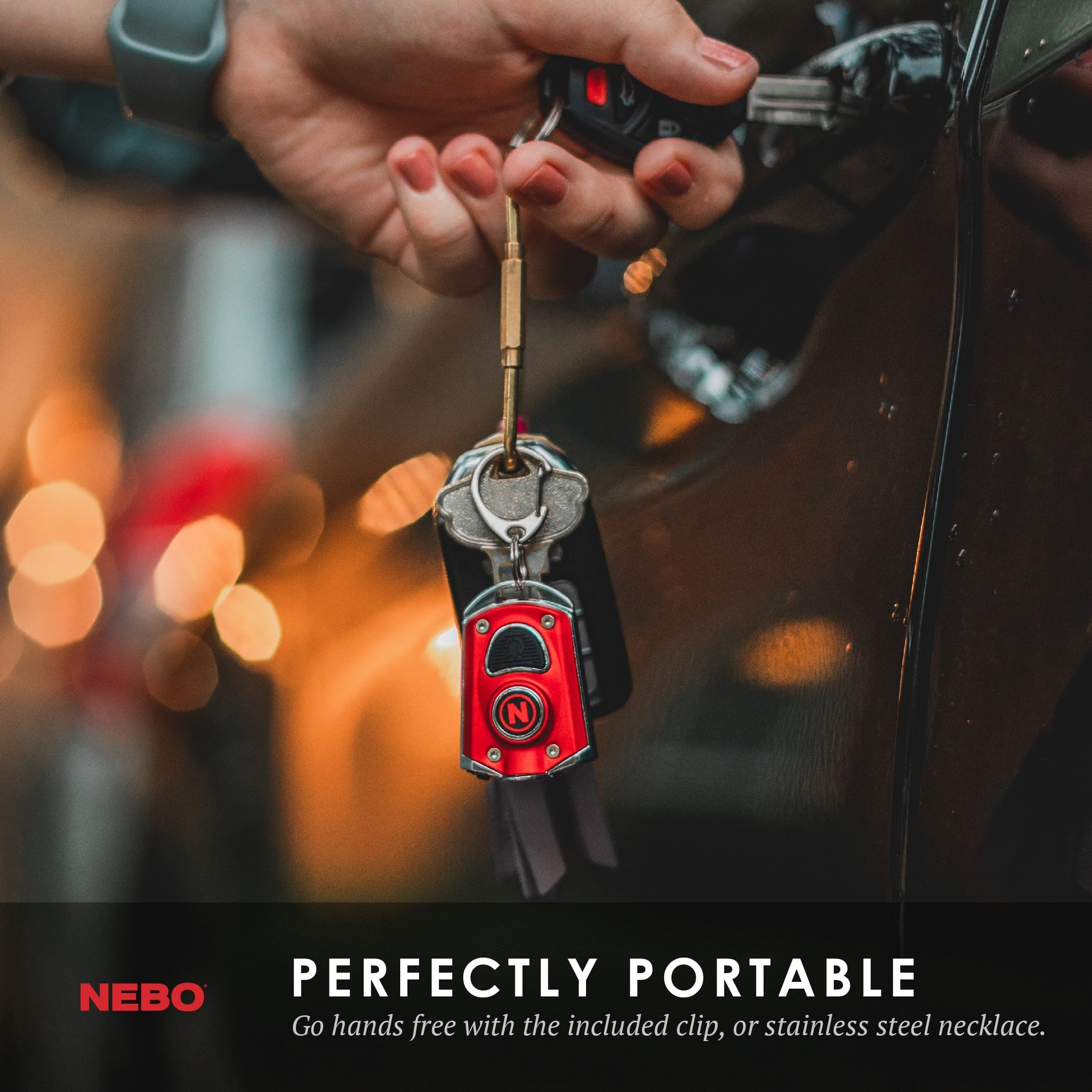 NEBO MYCRO red and green night vision modes protect night awareness