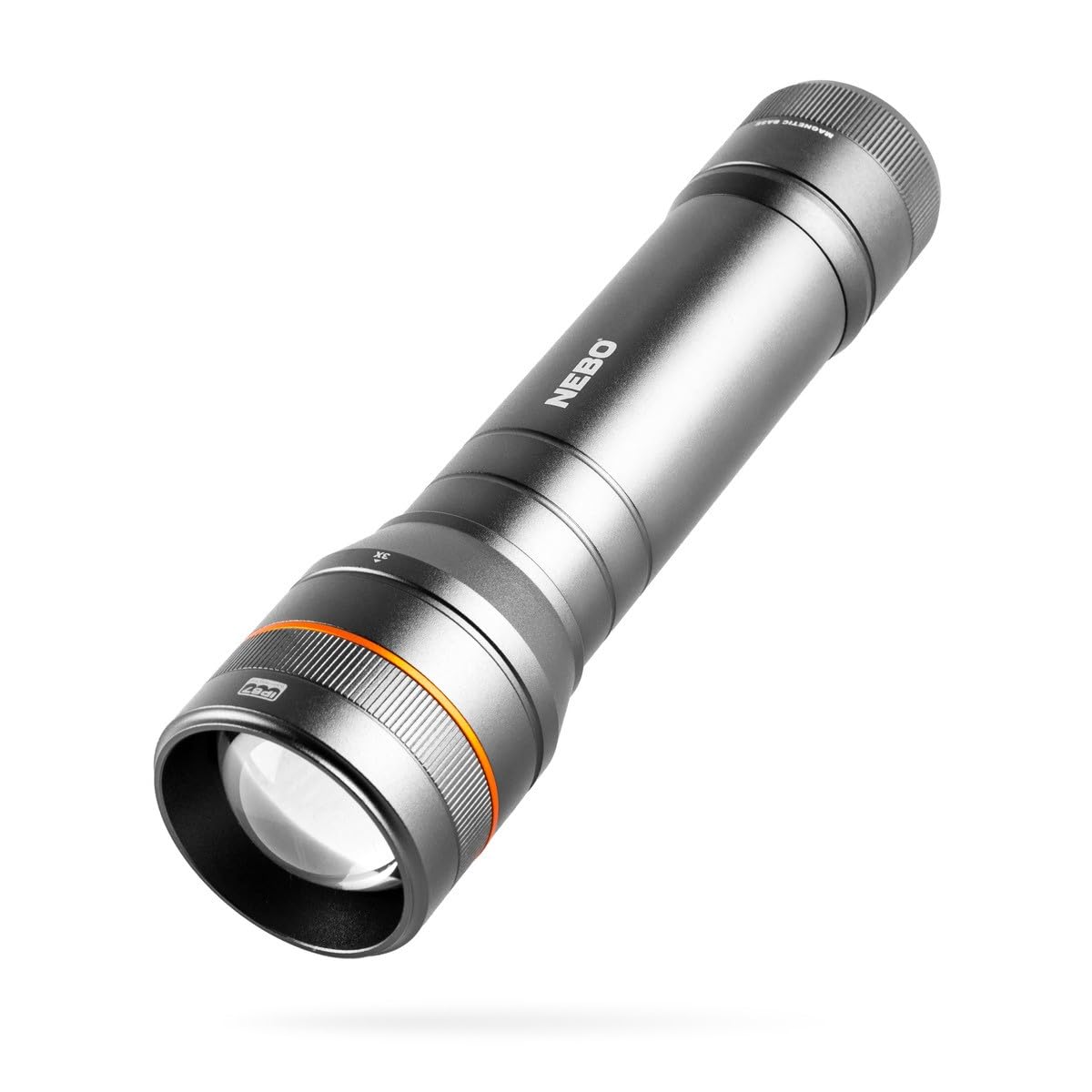 NEBO NEWTON 1000 flashlight held for bright indoor and outdoor lighting