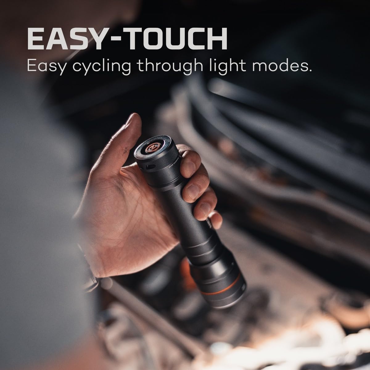 NEBO NEWTON 1000 flashlight in strobe mode for emergencies