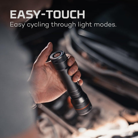 NEBO NEWTON 1000 flashlight in strobe mode for emergencies