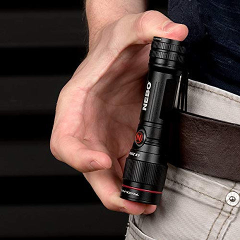 NEBO Redline Flex Light magnetic base for convenient hands-free use on metal surfaces.