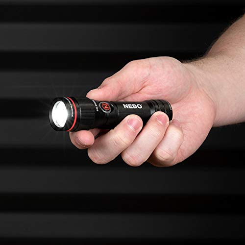 NEBO Redline Flex Light rechargeable battery option for quick charging on the go.