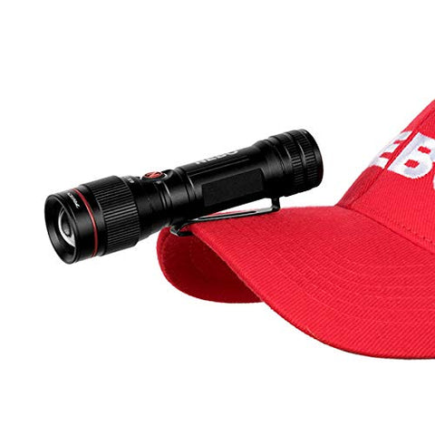 NEBO Redline Flex Light water-resistant body withstands rain and rugged environments.