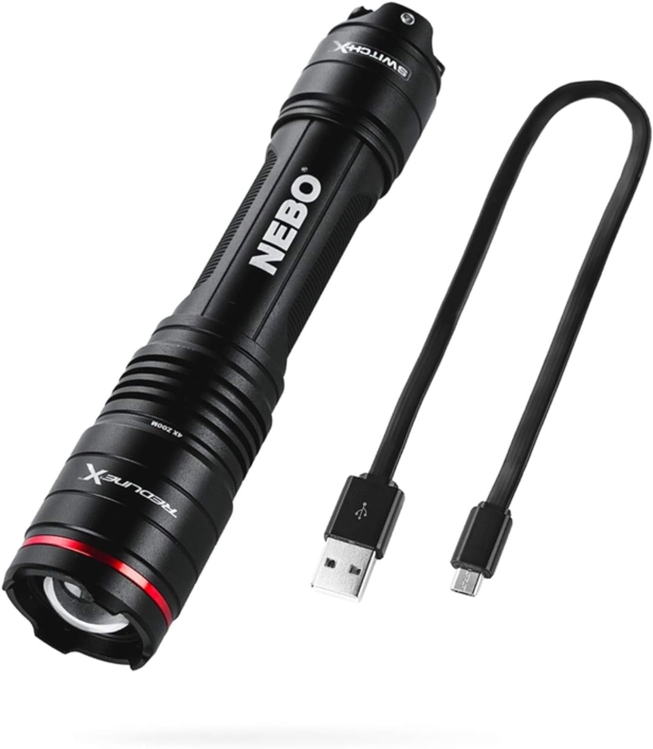 NEBO Redline X 1800-lumen flashlight with bright beam for emergencies and outdoor use