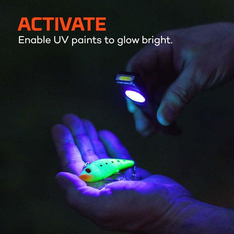 NEBO Slim Mini UV flashlight dual UV-A tech blend
