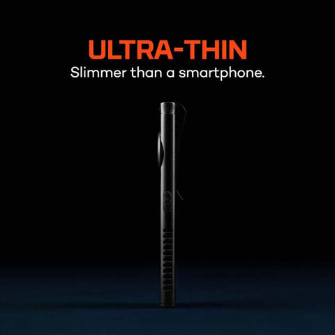 NEBO Slim Mini UV flashlight pocket-ready for travel