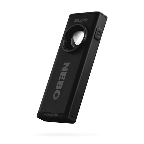NEBO Slim+ front view shows a compact pocket flashlight for everyday carry
