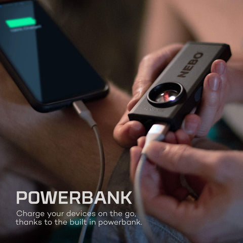 NEBO Slim+ with keychain attachment for quick access on the go