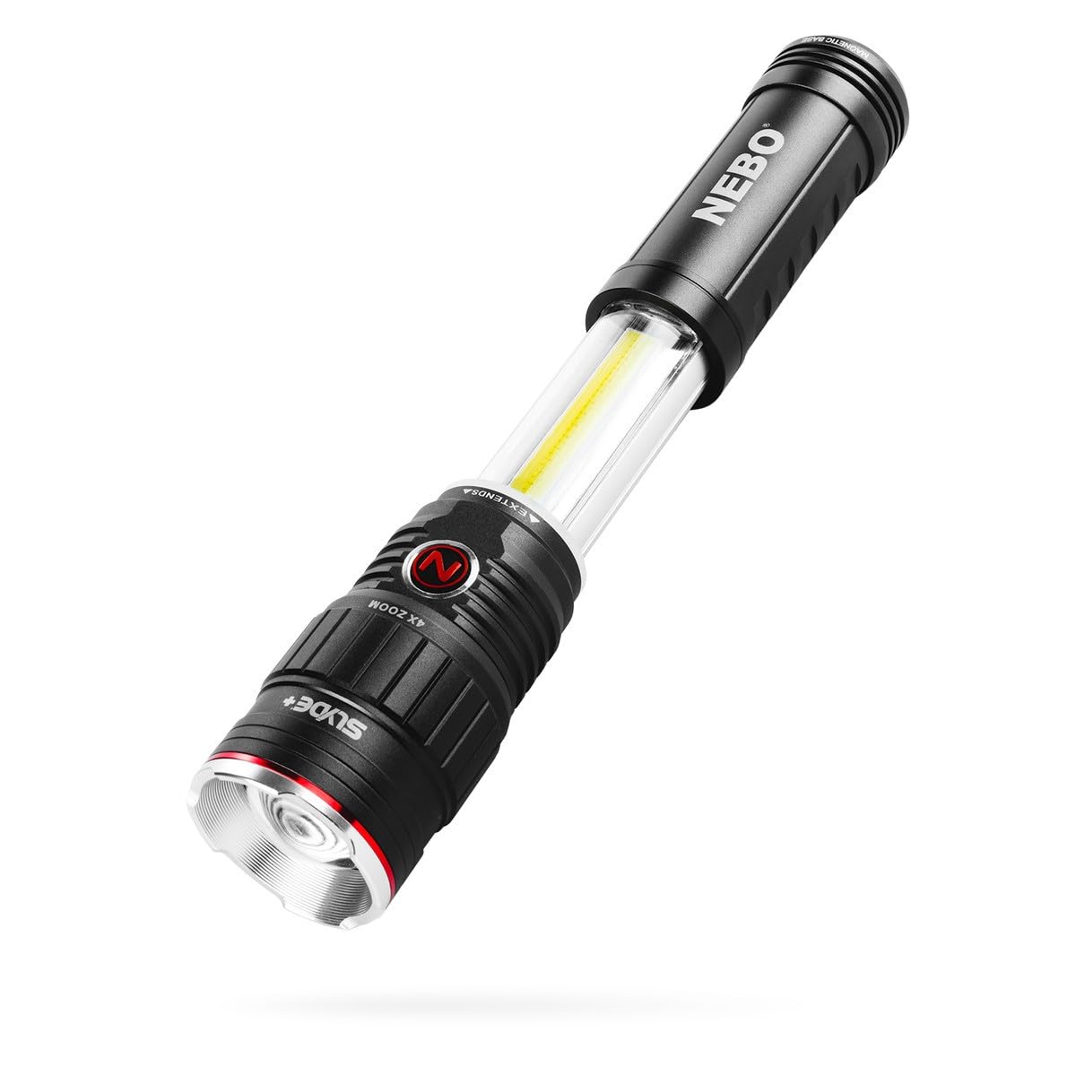 NEBO SLYDE+ flashlight 2nd gen offers a bright beam for work and camping.