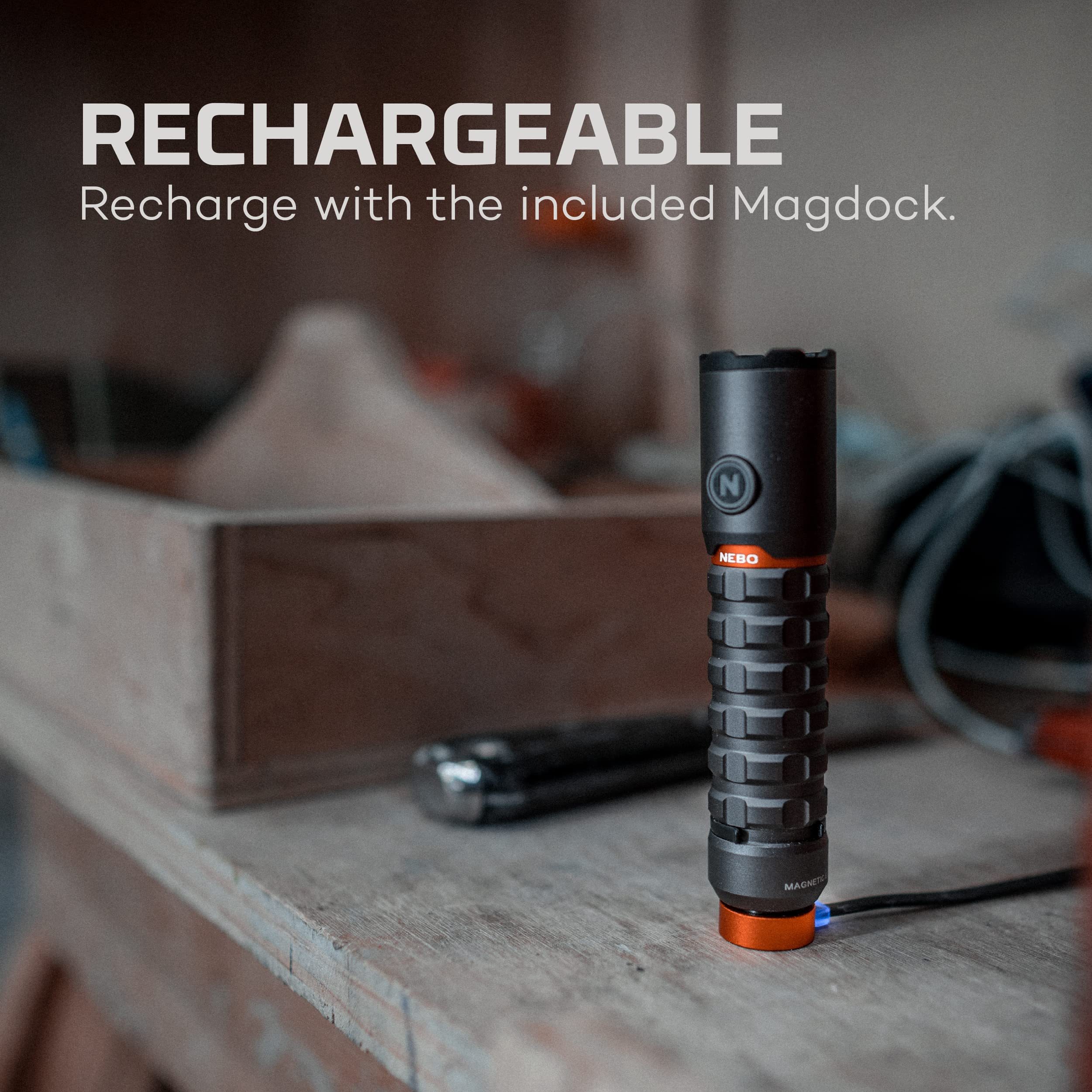 NEBO Torchy 2K pocket flashlight IPX6 rating protects in wet conditions
