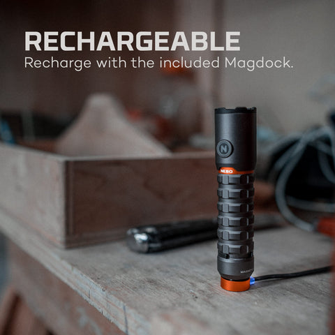 NEBO Torchy 2K pocket flashlight IPX6 rating protects in wet conditions