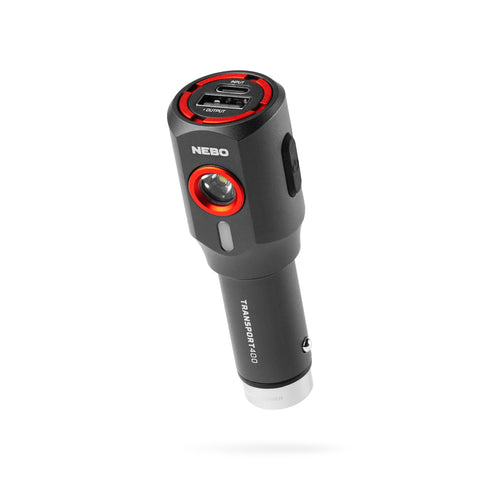 NEBO Transport 400 car charger flashlight for on-the-go lighting during roadside tasks