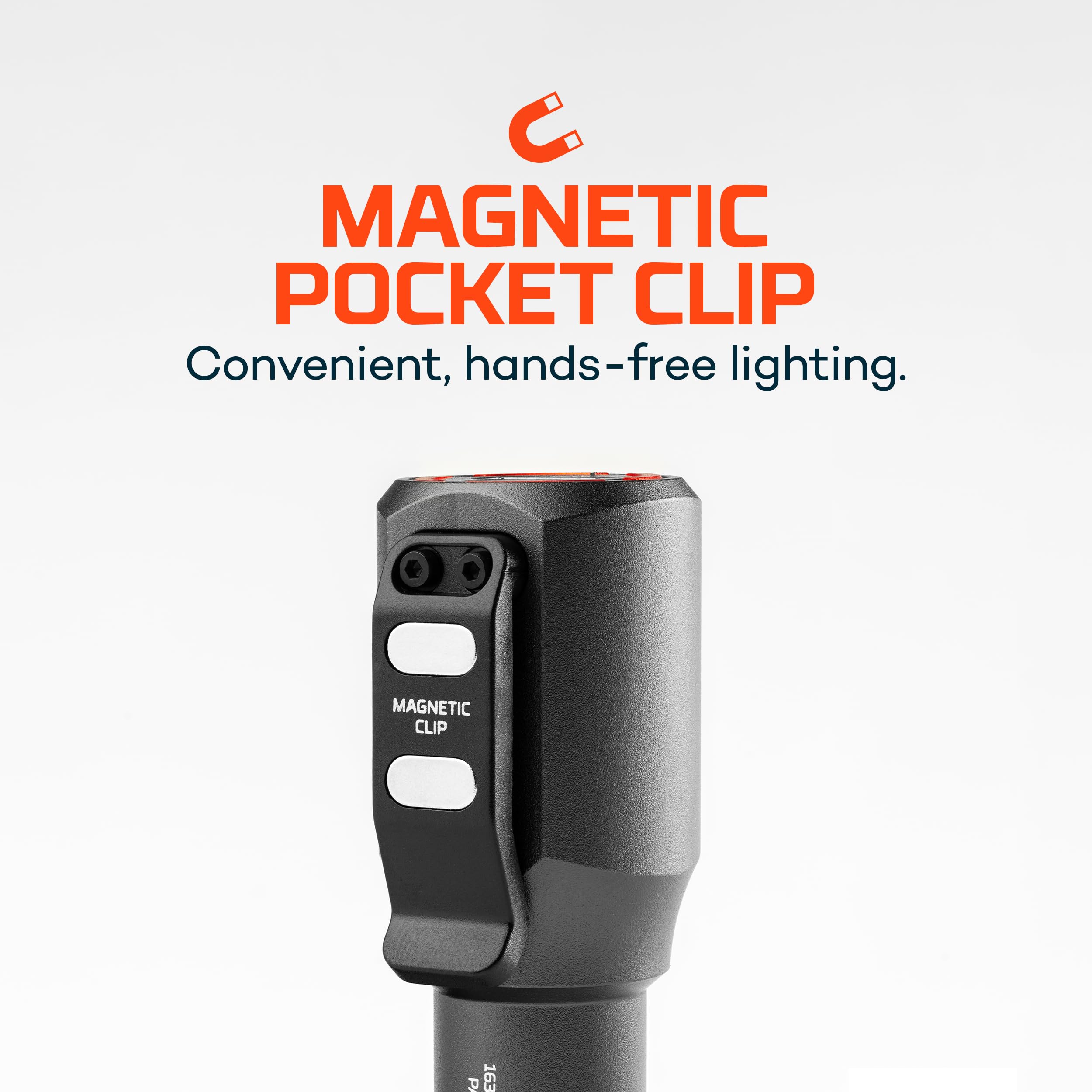 NEBO Transport 400 pass-through charging powers the light and a USB device