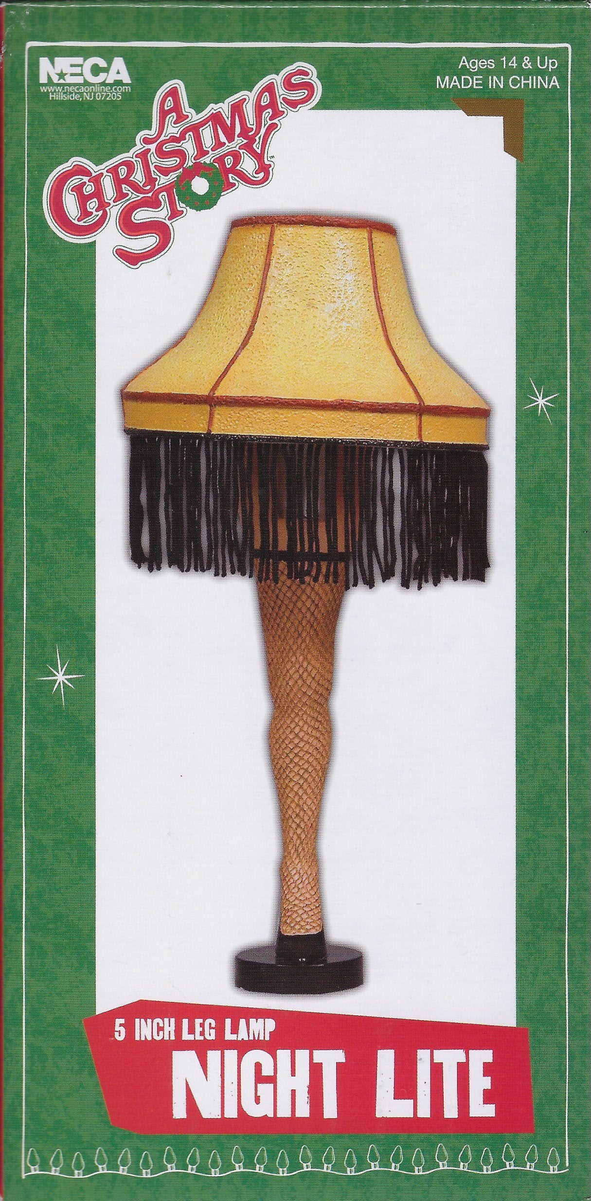 NECA A Christmas Story Leg Lamp Night Light centerpiece with warm glow